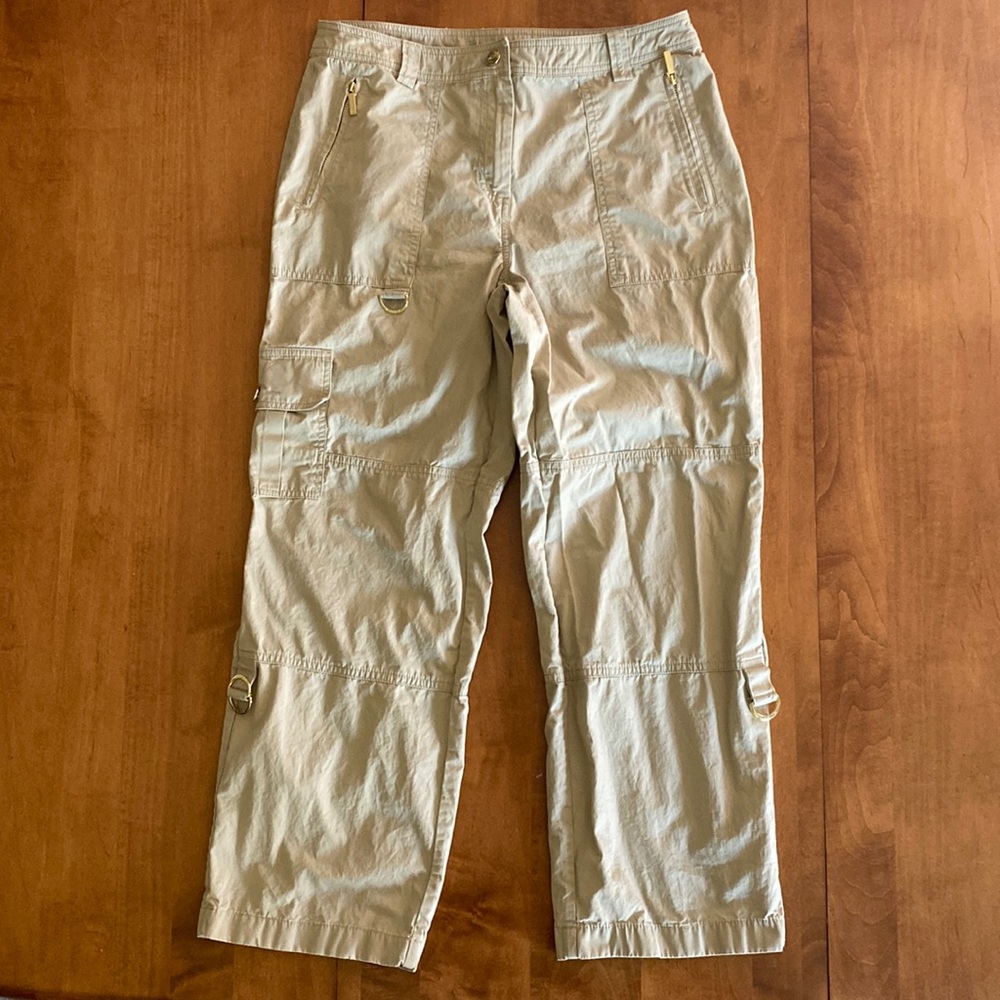 Jones New York Signature Tan Cargo Pants